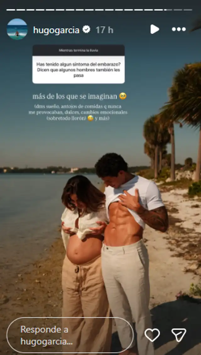 Respuesta de Hugo García. Foto: Instagram   