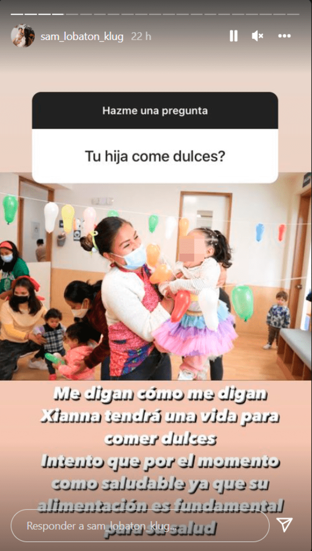 Samahara Lobatón habla sobre la alimentación que recibe su hija Xianna. Foto: Instagram