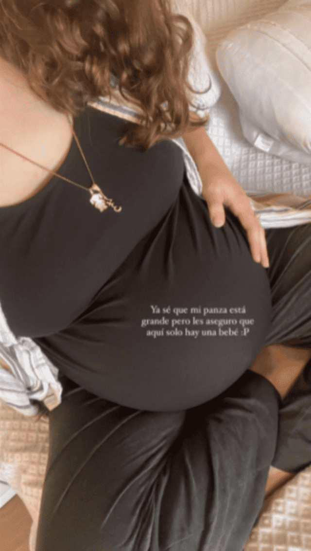  La hija de Orlando Fundichely y Karina Rivera parodió a Tula para confirmar su embarazo. Foto: Instagram    