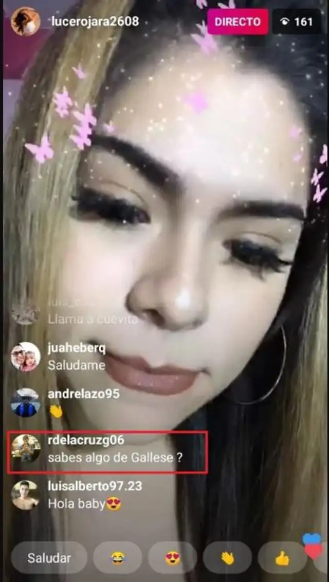 Lucero Jara revise comentarios mal intencionados en transmisión en vivo.