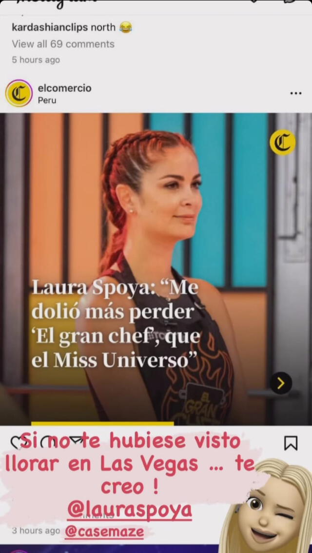 Laura Spoya y Jessica Newton se conocen desde el 2015, cuando la modelo participó en el Miss Perú. Foto: Instagram / Jessica Newton   