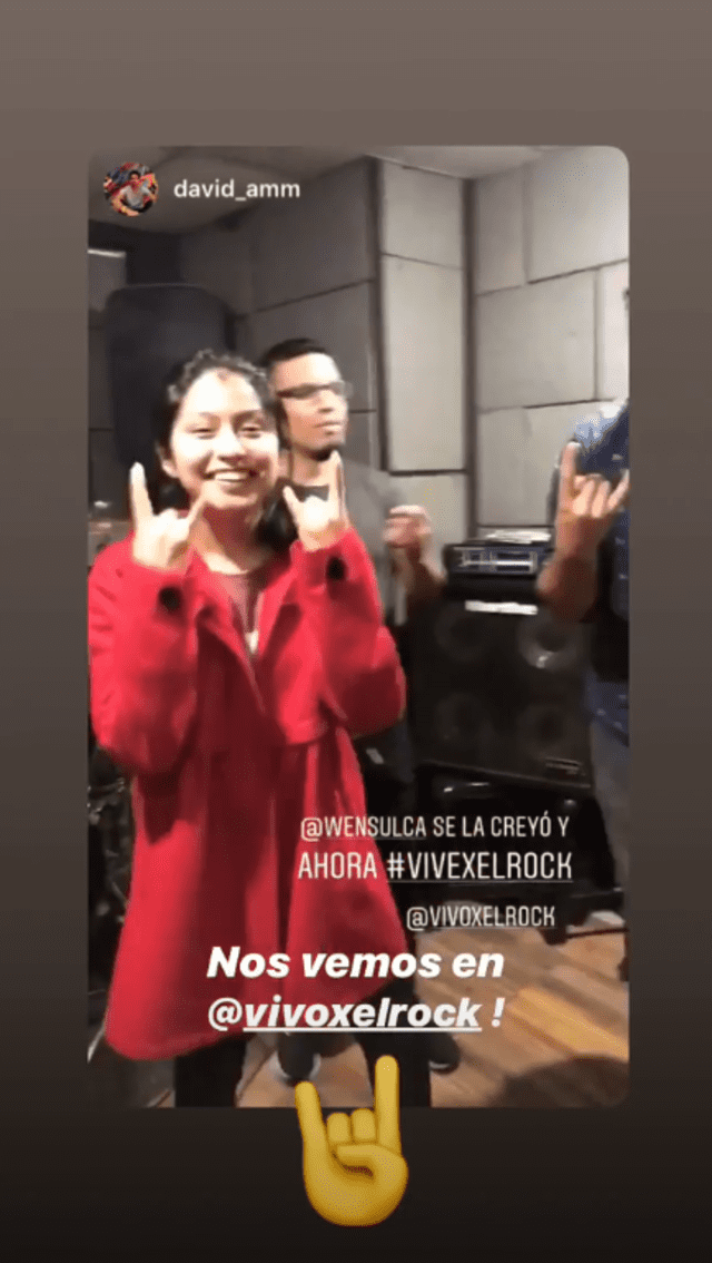 Historia del Instagram de Wendy Sulca