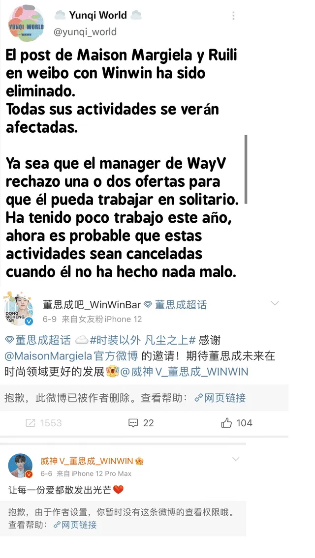 Hilo sobre el caso de Winwin de NCT. Foto: @neowwiinn