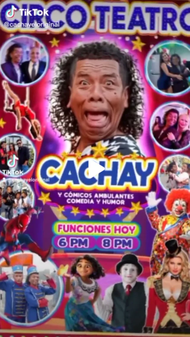 'Cachay' también sigue presentándose en eventos de comedia.