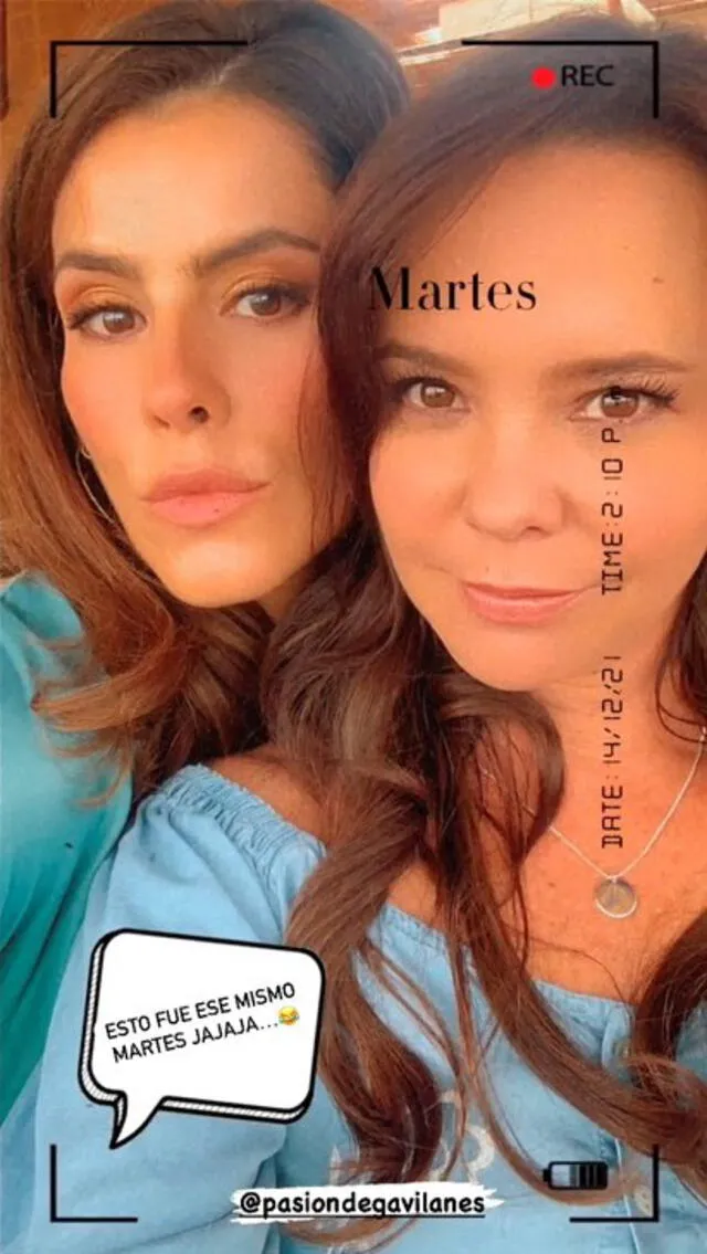 Zharick León y Natasha Klauss son muy buenas amigas fuera de la ficción. Foto: Instagram/@zharickleonactriz