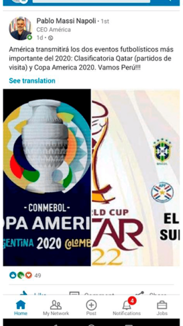 La Copa América 2020 se transmitirá a través de América TV.