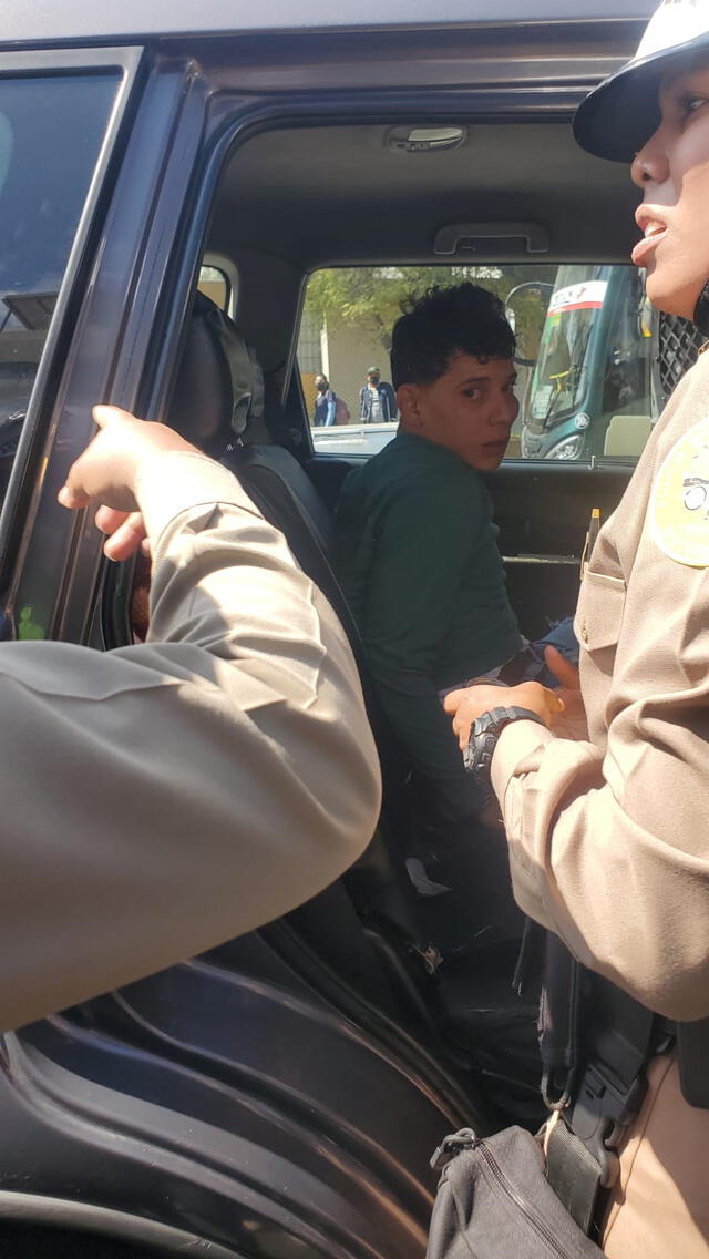ladrón extranjero en Arequipa es capturado por pasajeros