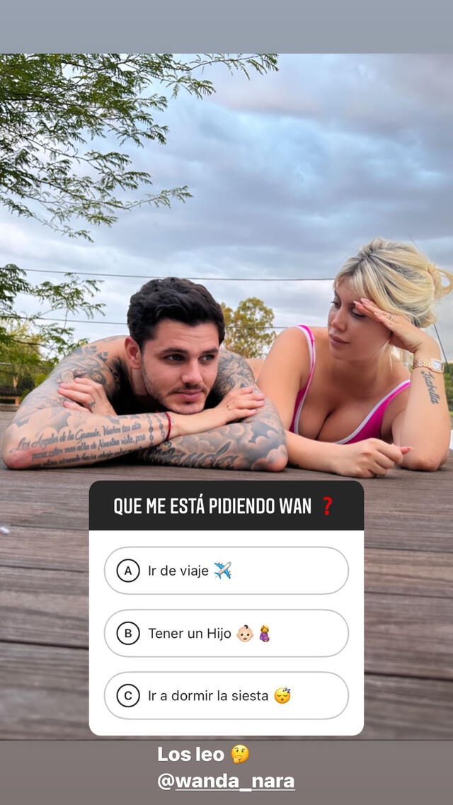 ¿Mauro Icardi y Wanda Nara tendrán un sexto hijo? Foto: captura de Instagram/Mauro Icardi