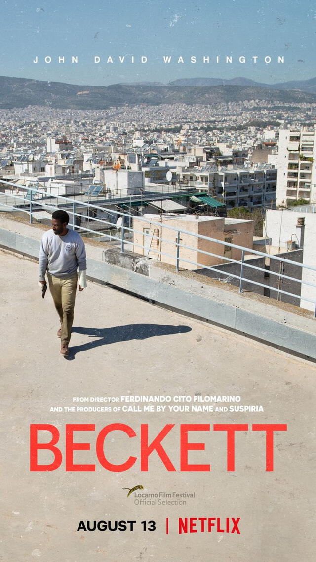 Beckett póster oficial. Foto: Netflix