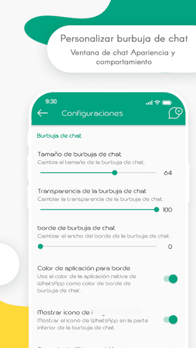 Cómo personalizar las burbujas de chat con WhatsBubble.