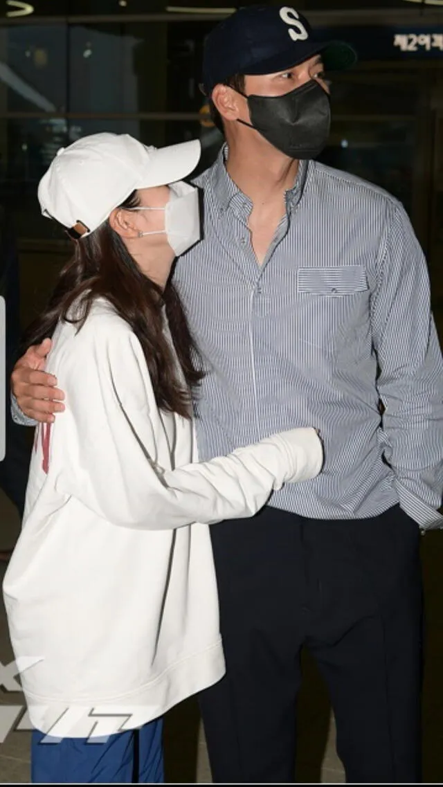 Hyun Bin y Son Ye Jin vuelven a Corea. Foto: AsiaToday