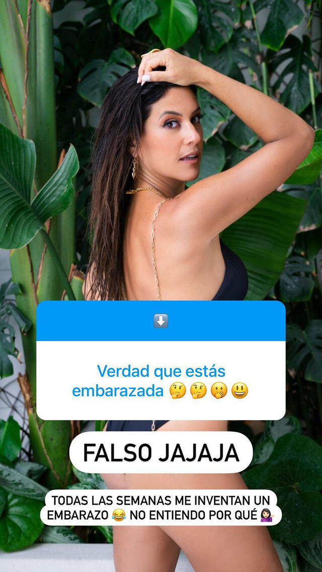 María Pía descarta embarazo. Foto: captura/Instagram