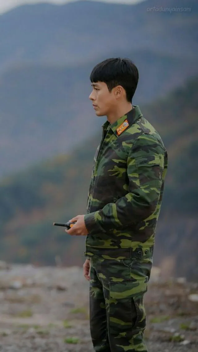 Hyun Bin en Crash landing on you. Créditos: tvN