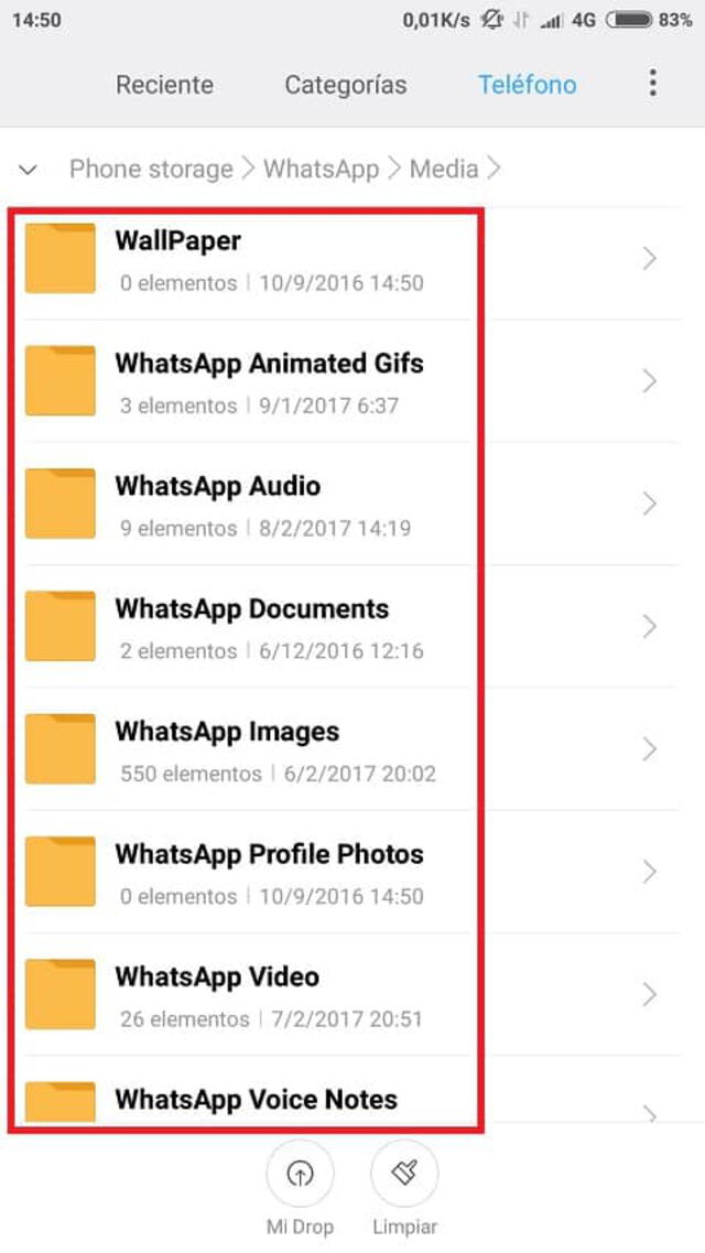 Procesando Plisado haz WhatsApp: ¿dónde se descargan los archivos que guardo en mi teléfono desde  la app? | Tecnología | La República