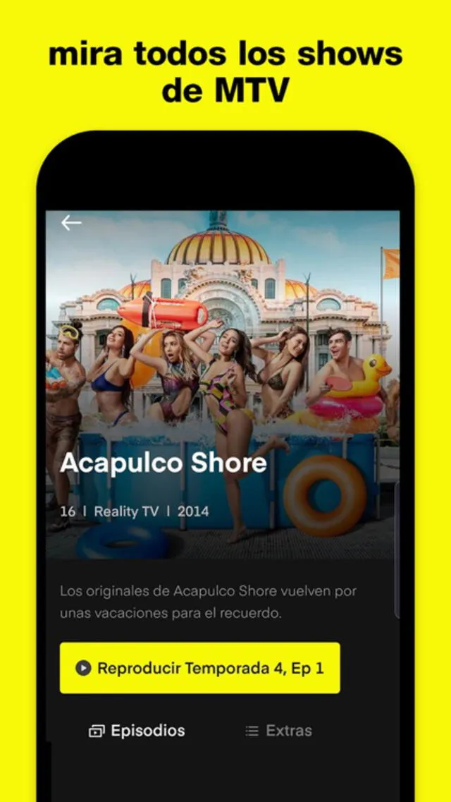 MTV Play, el app para ver todos los capítulos de Acapulco Shore. (Foto: AppAdvice)