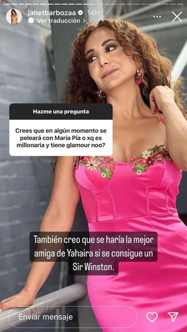 Janet Barboza se pronunció sobre Magaly Medina en Instagram. Foto: composición LR/Janet Barboza/Instagram   