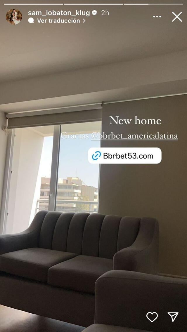 Samahara Lobatón y su nuevo hogar. Foto: Instagram/Samahara Lobatón   