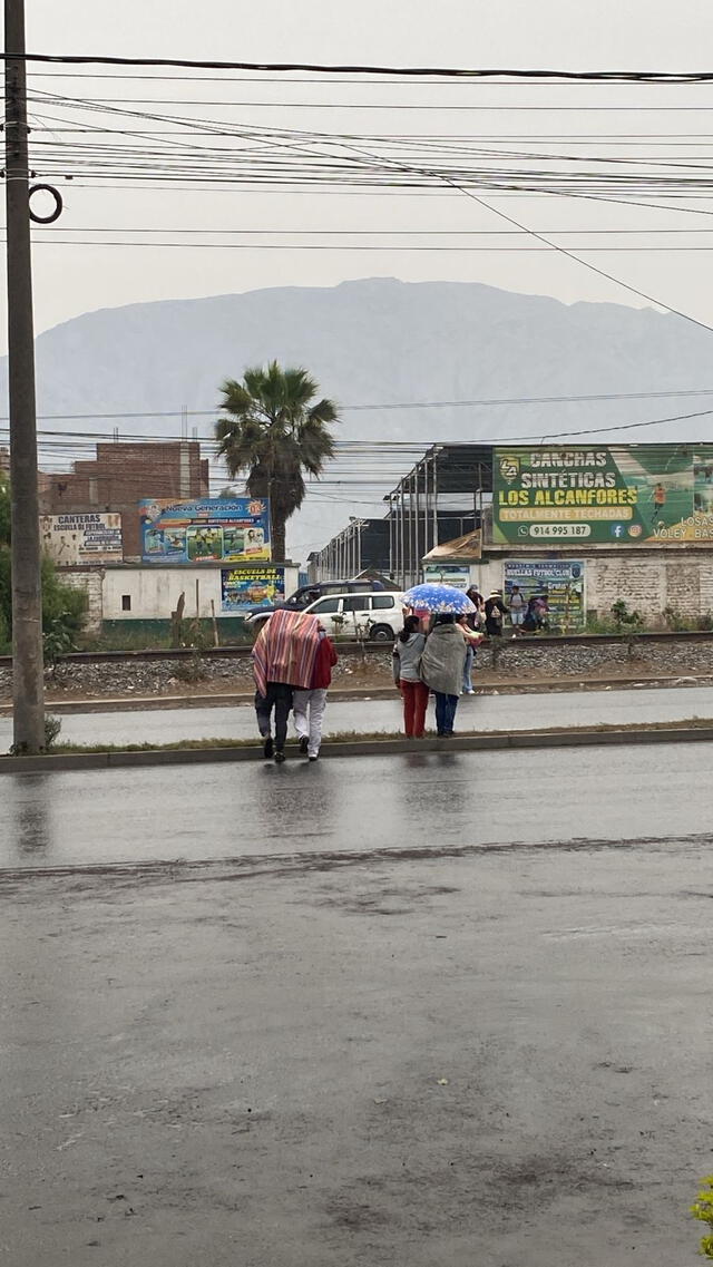 Precipitaciones en el distrito de Ate hoy 15 de diciembre. Foto: LR   