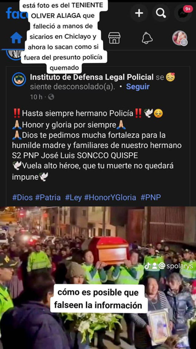 Denuncia de la supuesta prima del teniente Oliver Aliaga Denuncia de la supuesta prima del teniente Oliver Aliaga