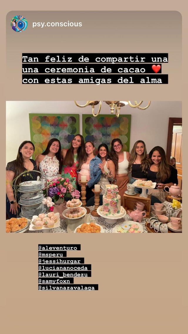 Ale Venturo celebró su Baby Shower en compañía de sus amigas.