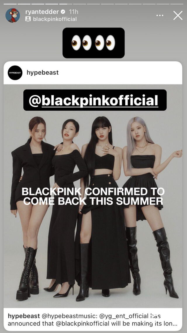 Ryan Tedder podría participar en comeback de BLACKPINK. Foto: Instagram