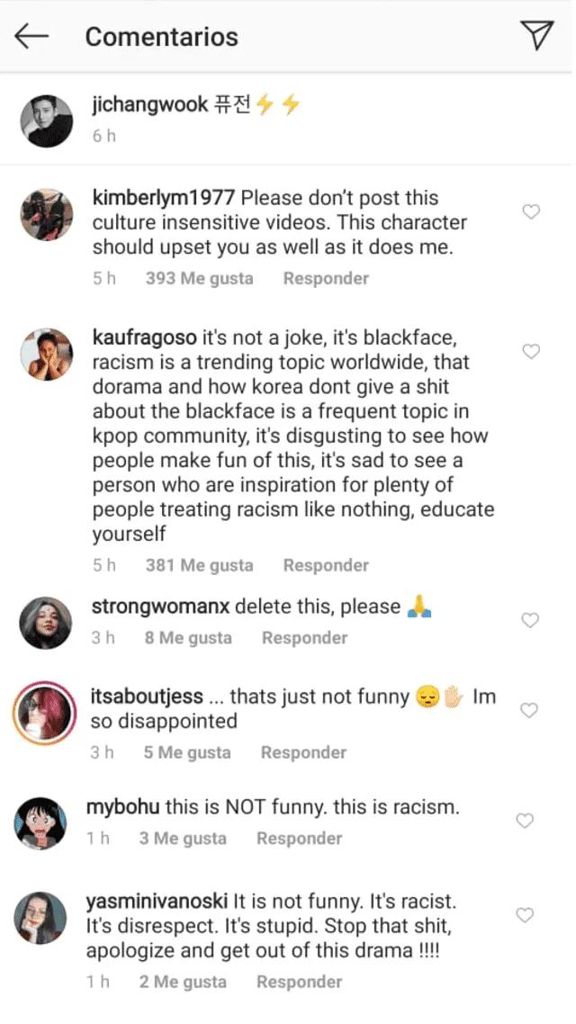 Backstreet Rookie: Seguidores de Ji Chang Wook se mostraron decepcionados por videos calificados de racistas.  Crédito: Instagram