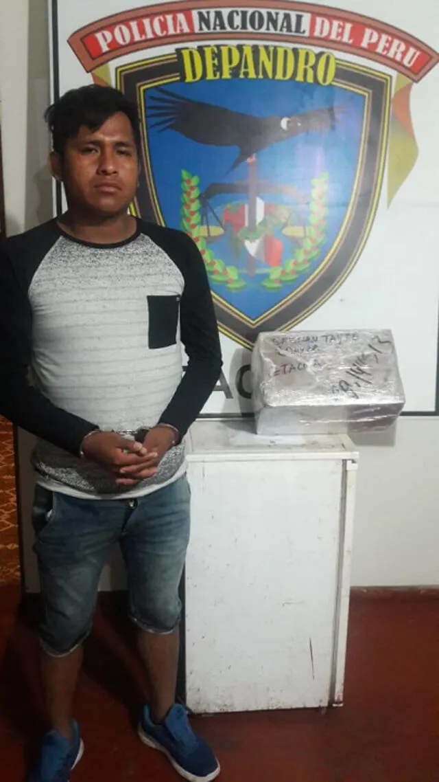 Pareja acopiaba cocaína en hostal de Tacna 