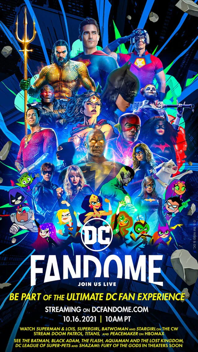 El DC FanDome 2021 llega gracias Warner Bros. y DC Comics. Foto: DC FanDome 2021
