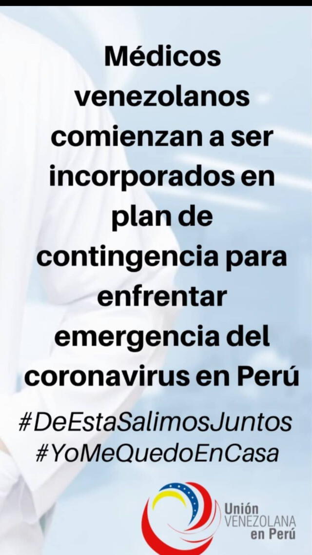 Korina Rivadeneira destaca apoyo de médicos venezolanos ante emergencia por coronavirus.