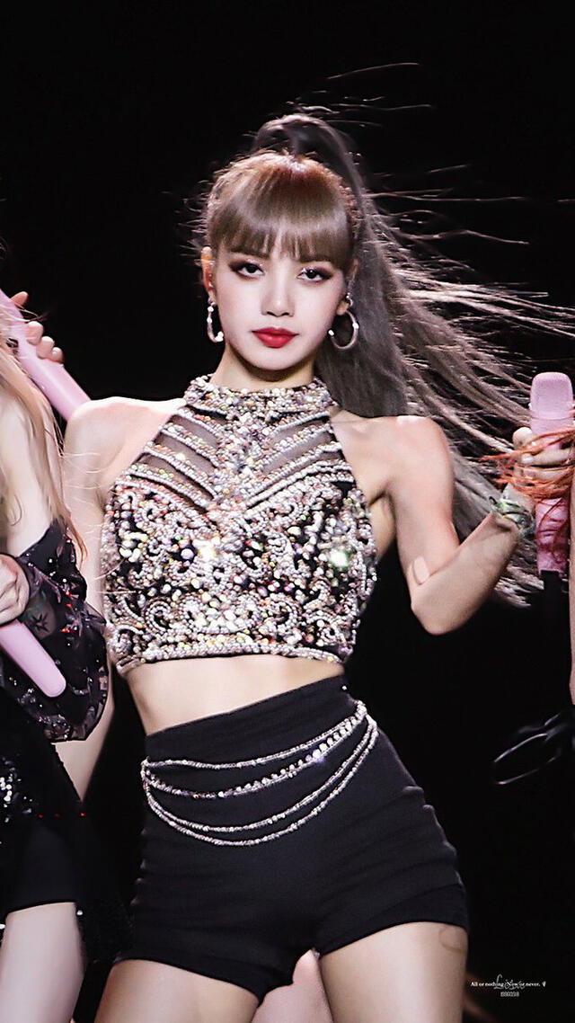lisa, blackpink, ponytail