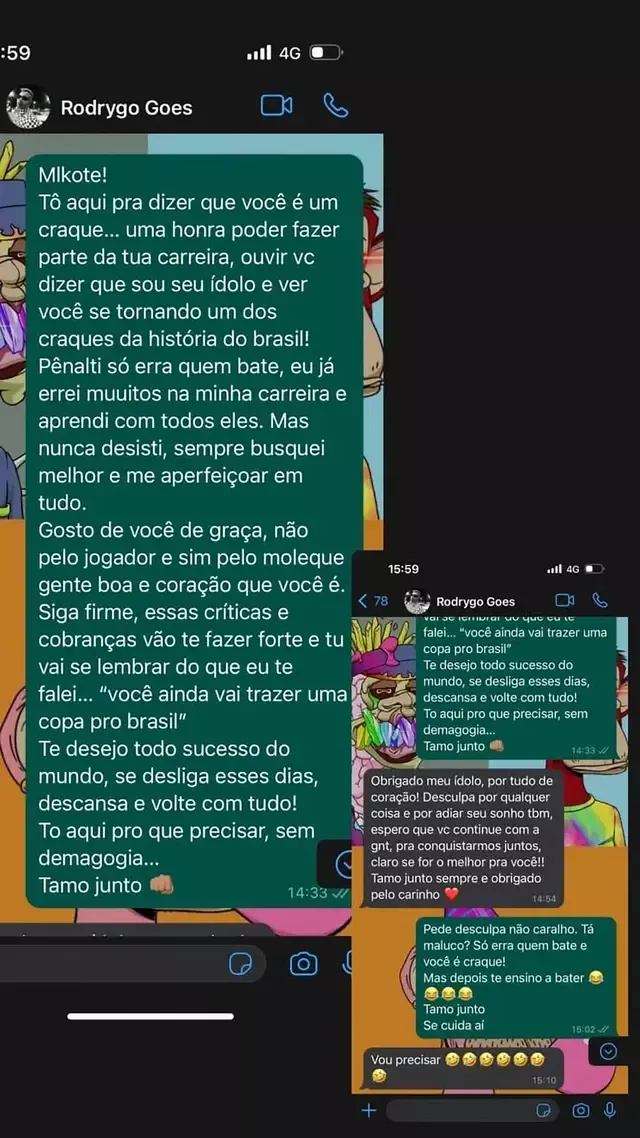 Conversación con Rodrygo