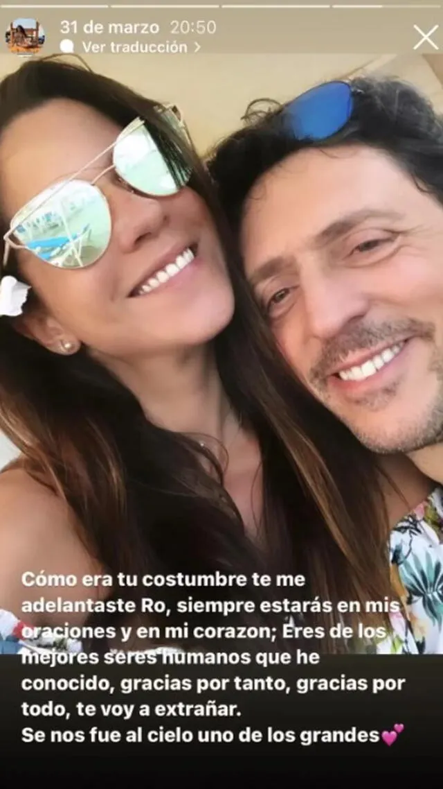 Vanessa Terkes lamentó el fallecimiento de su expareja y productor mexicano Rodolfo de Anda. Foto: Vanessa Terkes/Instagram   
