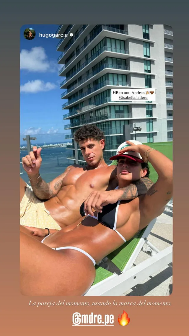  Jefferson Farfán comparte foto de Hugo García e Isabella Ladera. Foto: Instagram/jefferson_farfan_oficial   