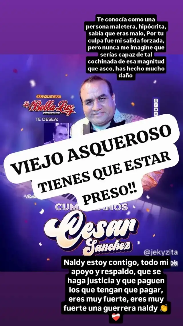 Eduardo Ortúzar, exvocalista de La Bella Luz, arremete contra César Sánchez. Eduardo Ortúzar, exvocalista de La Bella Luz, arremete contra César Sánchez.