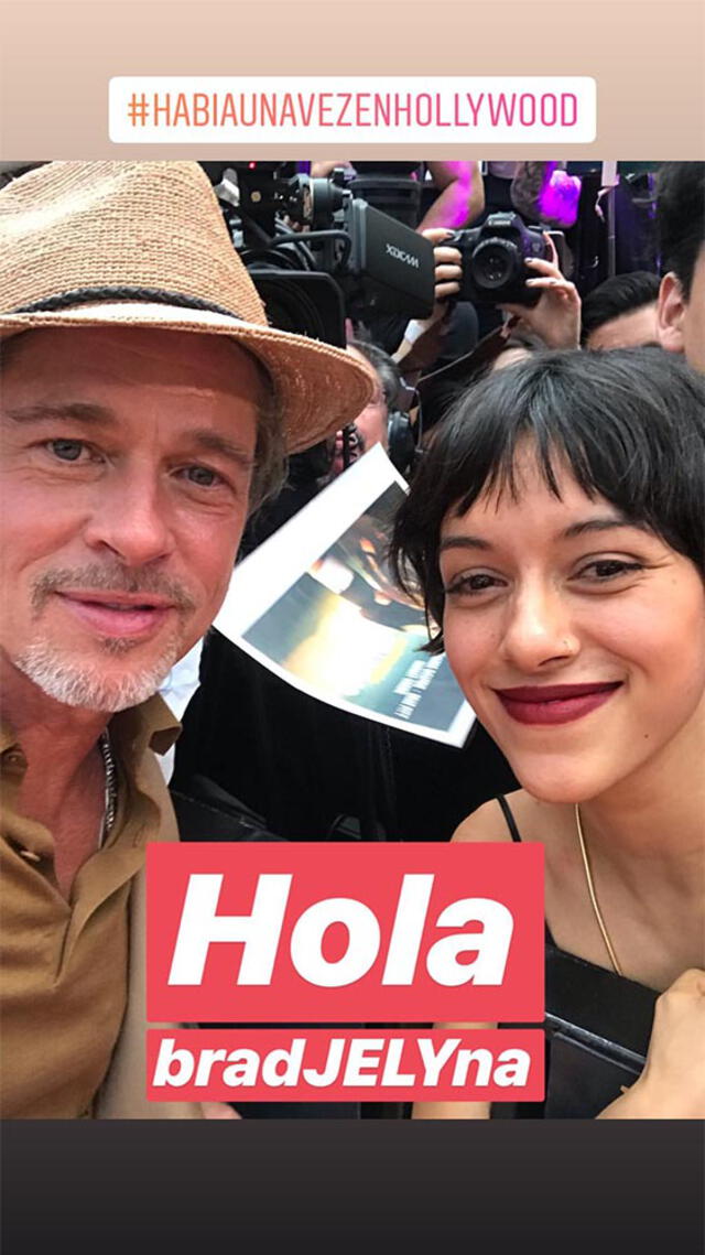 Jely Reátegui, la actriz que hizo de todo para fotografiarse con Brad Pitt