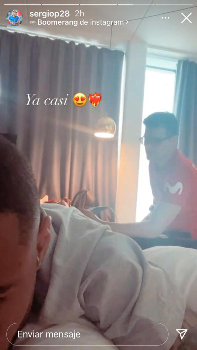 Sergio Peña está en los últimos días de su tratamiento. Foto: Instagram