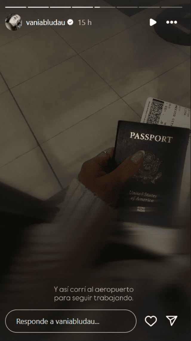 Vania Bludau se fue de Perú. Foto: Instagram   