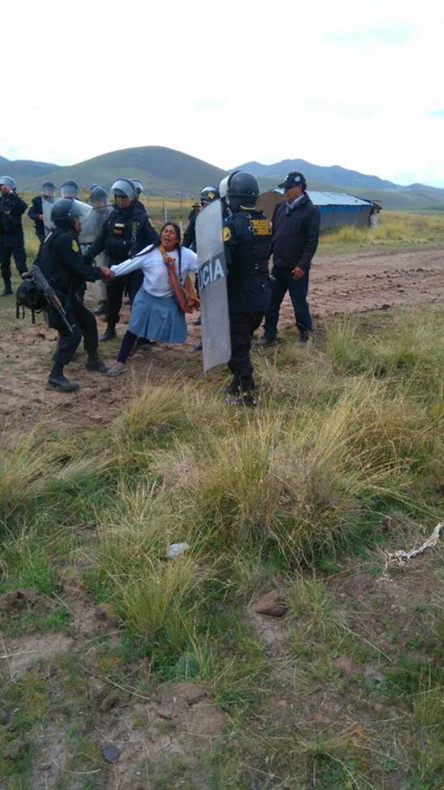Exigen a la Policía Nacional y a minera Glencore que aclaren intervención violenta en comunidad cusqueña