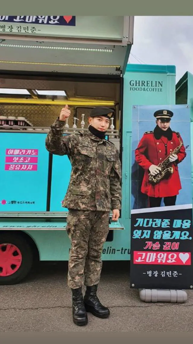 En IG, Jun.K compartió fotos de su salida del ejército.