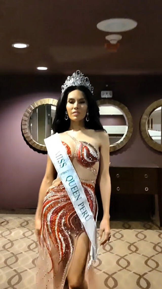  Catalina Marsano como Miss International Queen Perú. Foto: difusión   