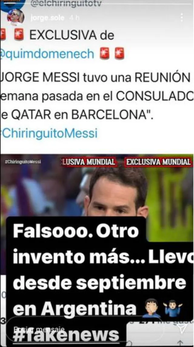 Jorge Messi: Instagram