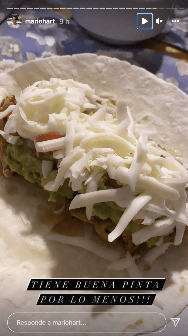 Las fajitas de uno de los platos típicos de México. Foto: Mario Hart/Instagram