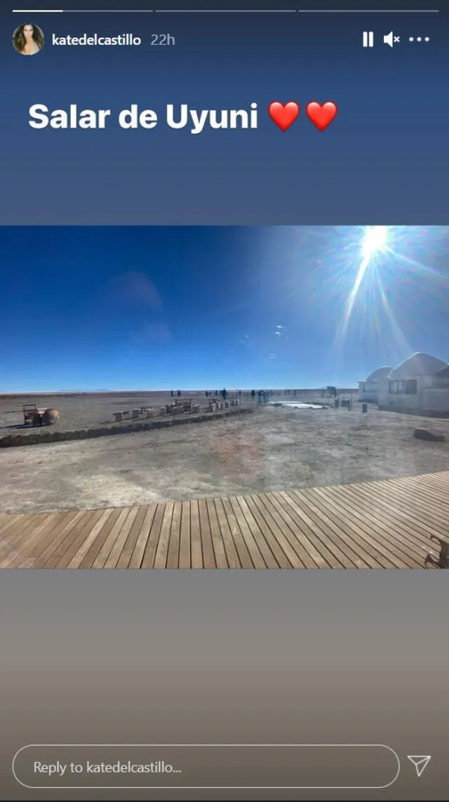 Salar de Uyuni será la nueva locación para el rodaje de La reina del sur 3. Foto: Instagram/@katedelcastillo