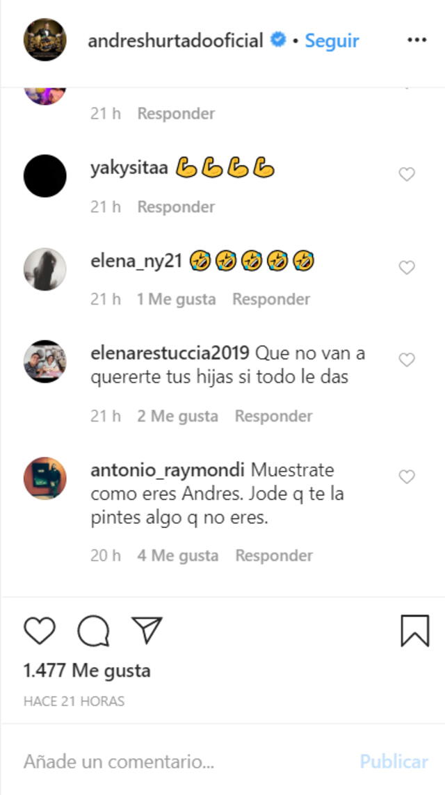 Andrés Hurtado y sus comentarios tras asegurar ser Maluma