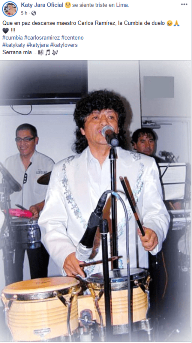 Carlos Ramírez Centeno, “El patrón de la cumbia”, falleció a los 62 años