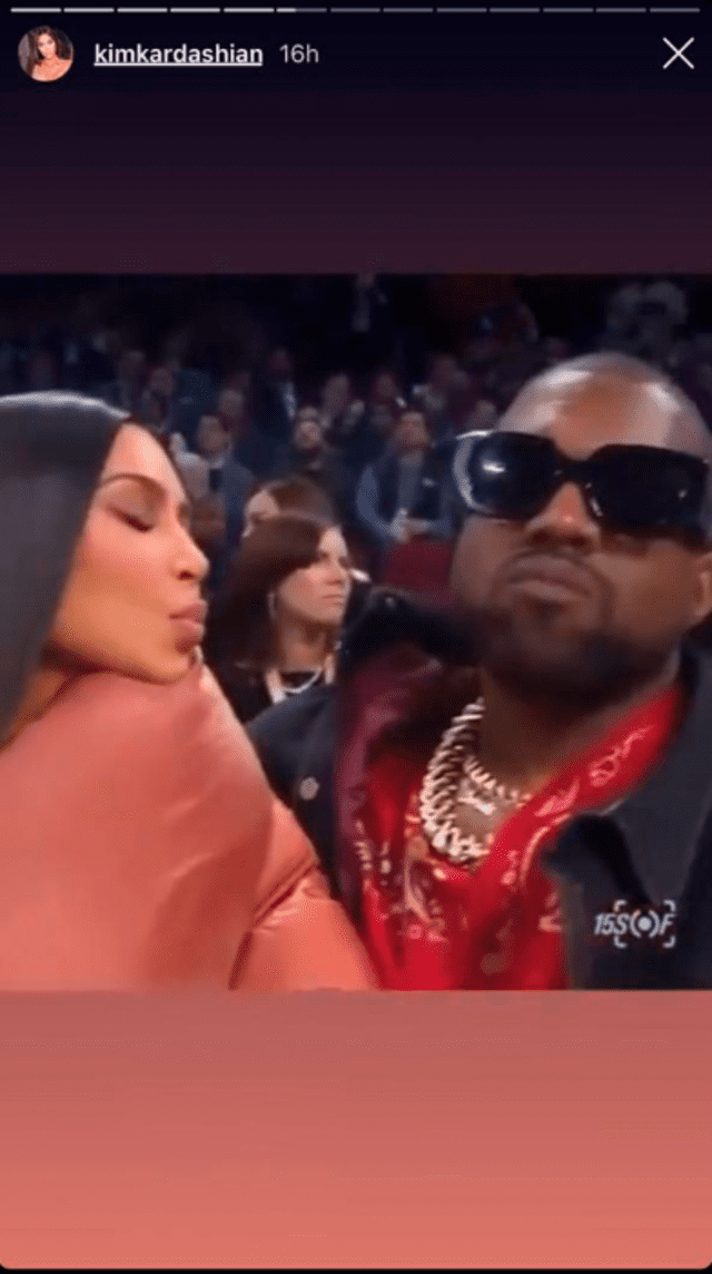 Kanye West rechazo besó de Kim Kardashian.