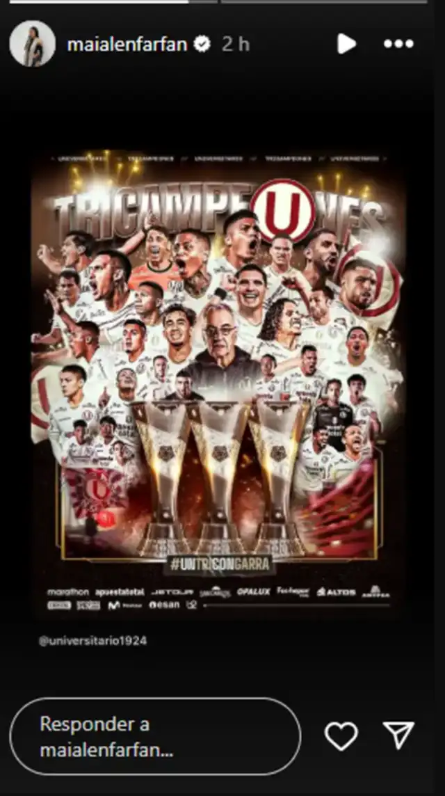 Maialen Farfán celebrando el título de Universitario. Foto: Instagram. Maialen Farfán celebrando el título de Universitario. Foto: Instagram.