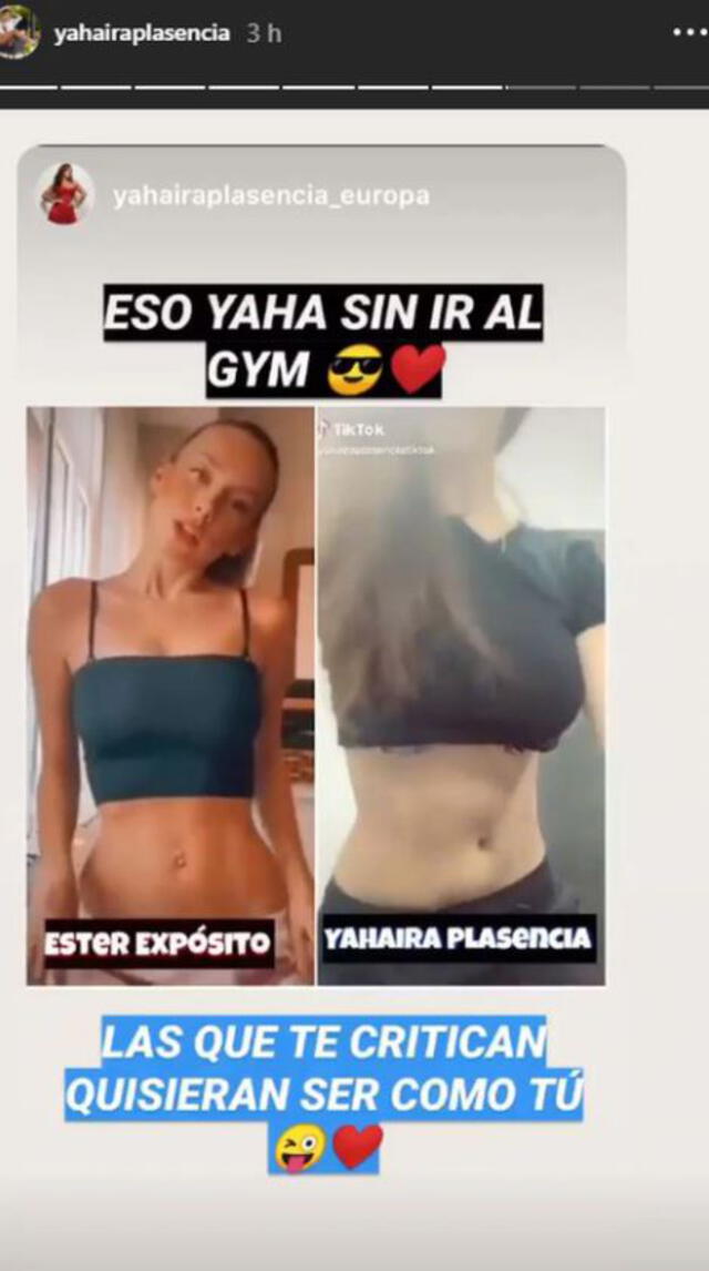 Yahaira Plasencia y Ester Expósito