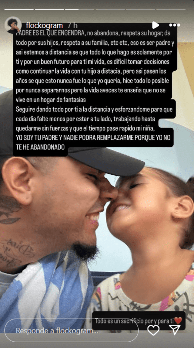 Mensaje de Youna. Foto: IG Mensaje de Youna. Foto: IG