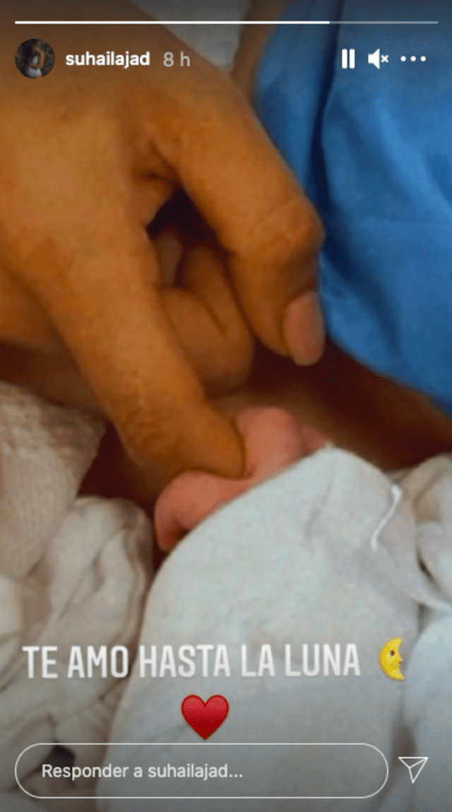 André Carrillo y Suhaila Jad anunciaron el nacimiento de su tercer hijo: "Te amo hasta la luna"